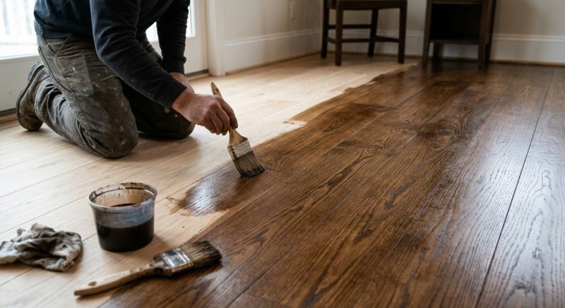 Hardwood Floor Staining in Arvada, CO