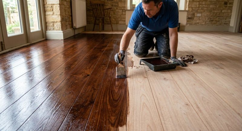 Hardwood Floor Staining in Arvada, CO