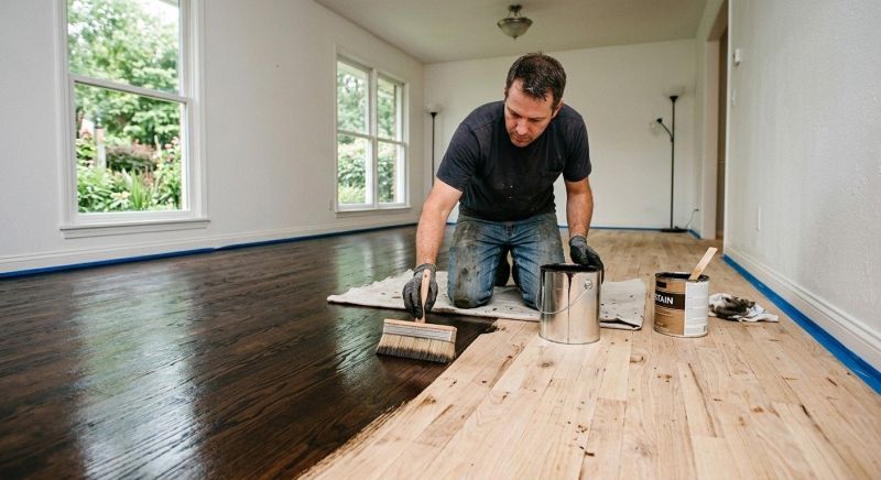 Hardwood Floor Staining in Aurora, CO