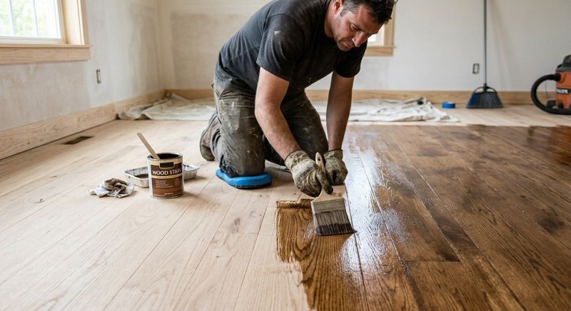 Hardwood Floor Staining in Boulder County, CO