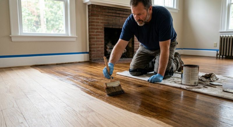 Hardwood Floor Staining in Denver, CO