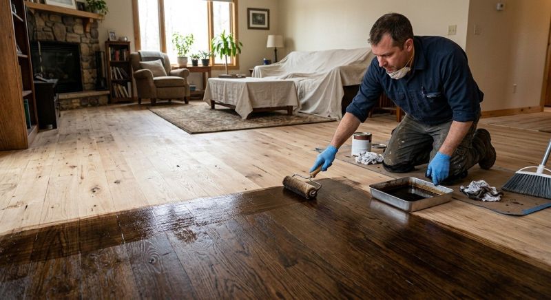 Hardwood Floor Staining in Brighton, CO