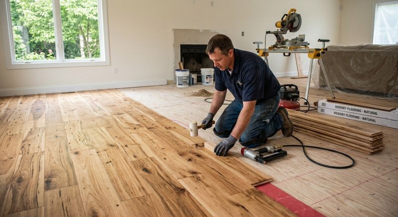 Hickory Floor Installation in Brighton, CO