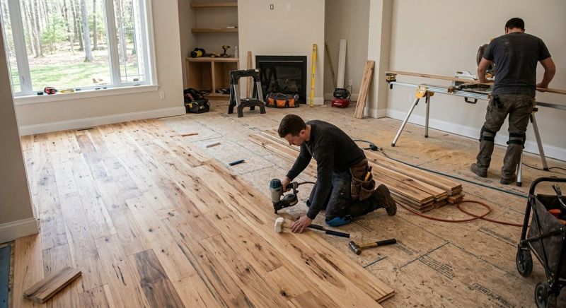 Hickory Floor Installation in Brighton, CO