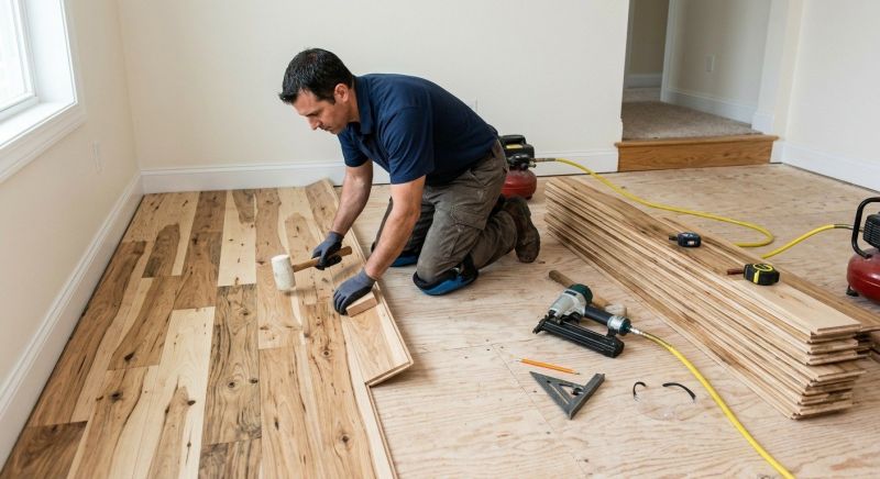 Hickory Floor Installation in Brighton, CO