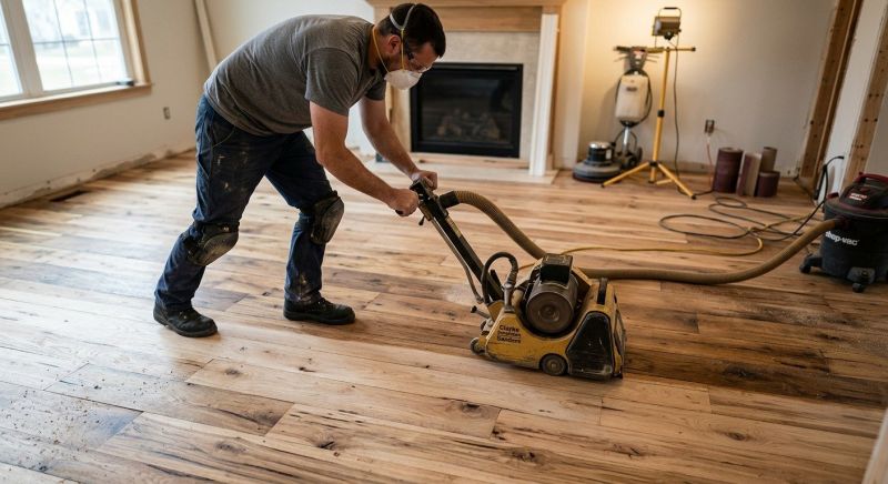 Hickory Floor Refinishing in Brighton, CO