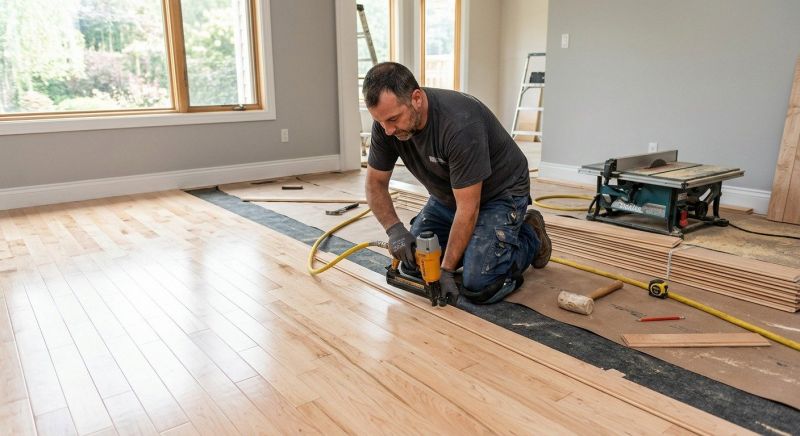 Maple Flooring Installation in Bennett, CO