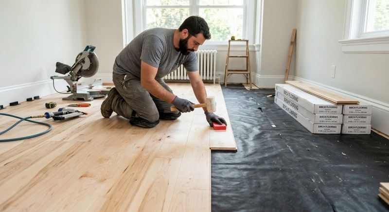 Maple Flooring Installation in Lafayette, CO