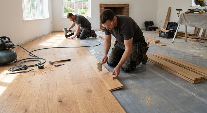 Oak Floor Installation in Boulder, CO