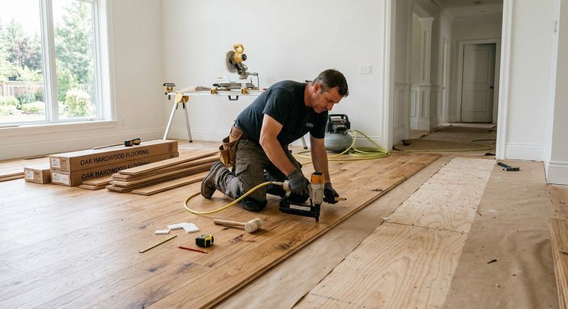 Oak Floor Installation in Firestone, CO