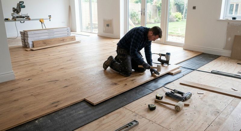 Oak Floor Installation in Firestone, CO