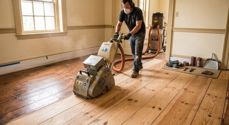 Pine Floor Refinishing in Brighton, CO