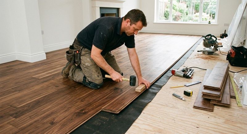 Walnut Flooring Installation in Brighton, CO