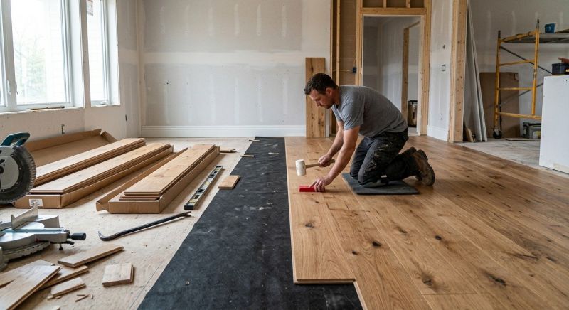 Wide Plank Floor Installation in Brighton, CO