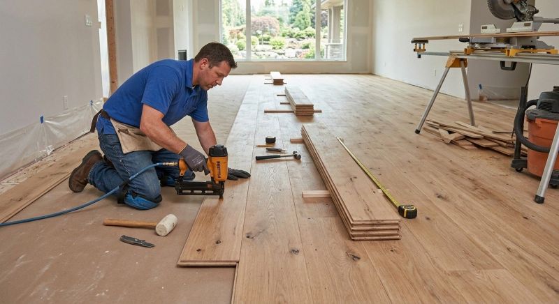 Wide Plank Floor Installation in Brighton, CO