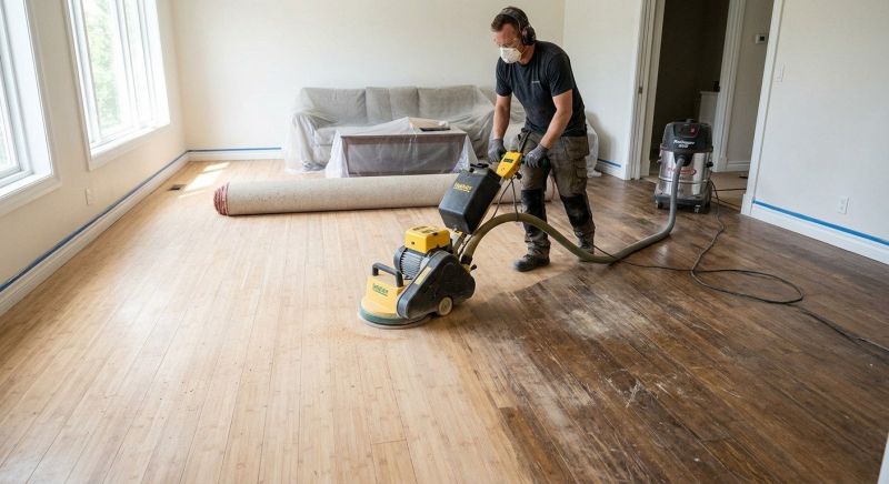 Bamboo Floor Refinishing